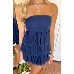 Birthday Girl Navy Mini Party Dress