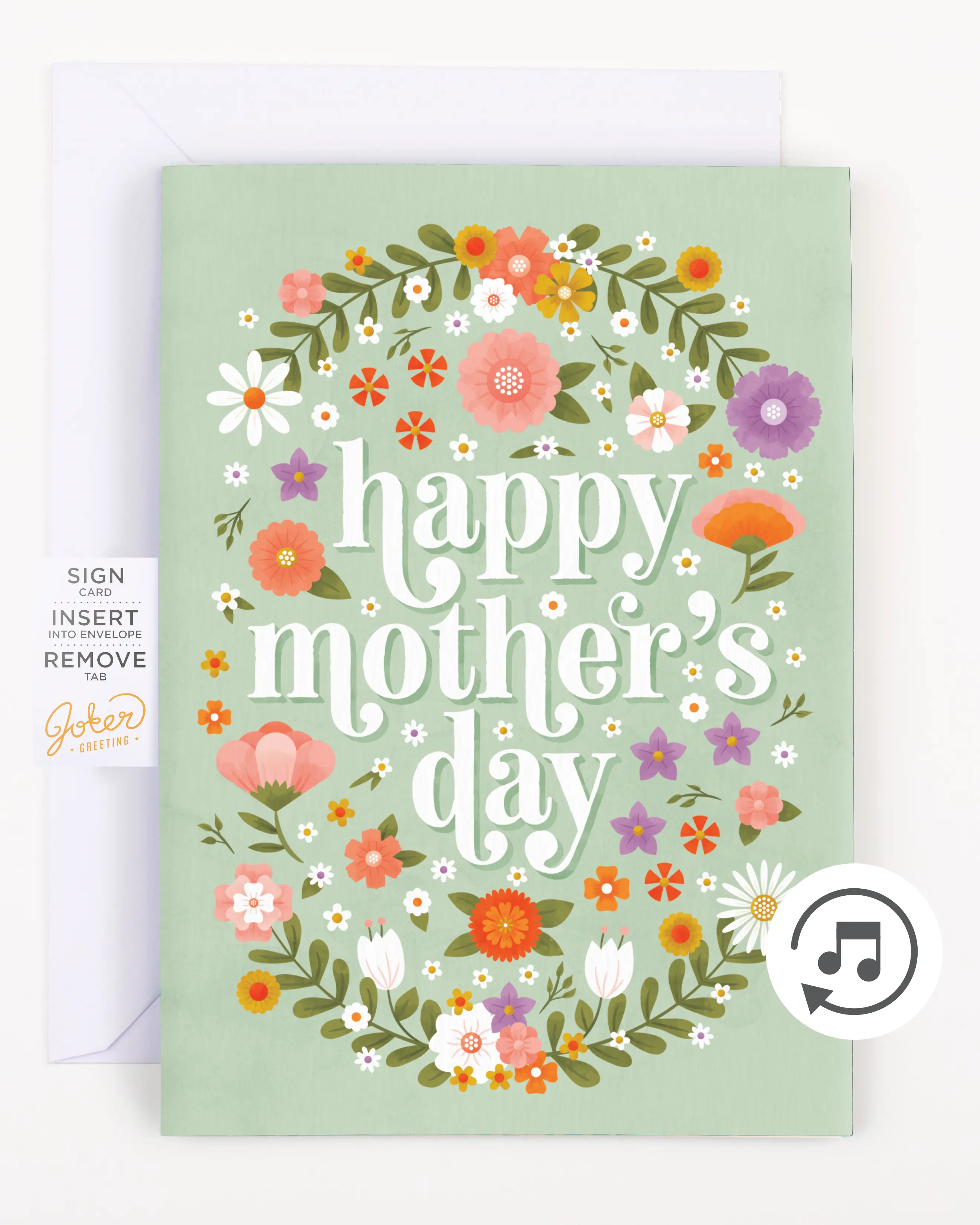 Endless Baby Cry Mother's Day Card with Glitter Endless Baby Cry Mother's Day Card with Glitter