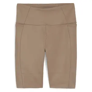 PUMA Womens Studio Ultrabare High Waist 5 Inch Shorts Training Casual Bottoms Casual - Brown