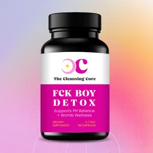 Natural Fck Boy Detox - Cleansing Cure Vitamin for Womb Wellness, Featuring Calendula and Detox Support
