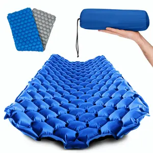 Ultralight Sleeping Pad for Camping with Inflating Bag, Carry Bag, Repair Kit – Compact Lightweight Camping Mat, Outdoor Backpacking Hiking Traveling Airpad Camping Air Mattress