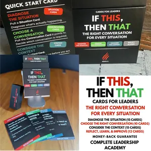 Stop Reacting. Start Having the Right Conversation. If THIS, Then THAT Cards Box - Order Now