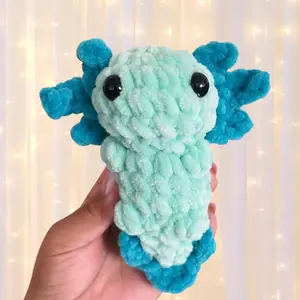 Crochet axolotl