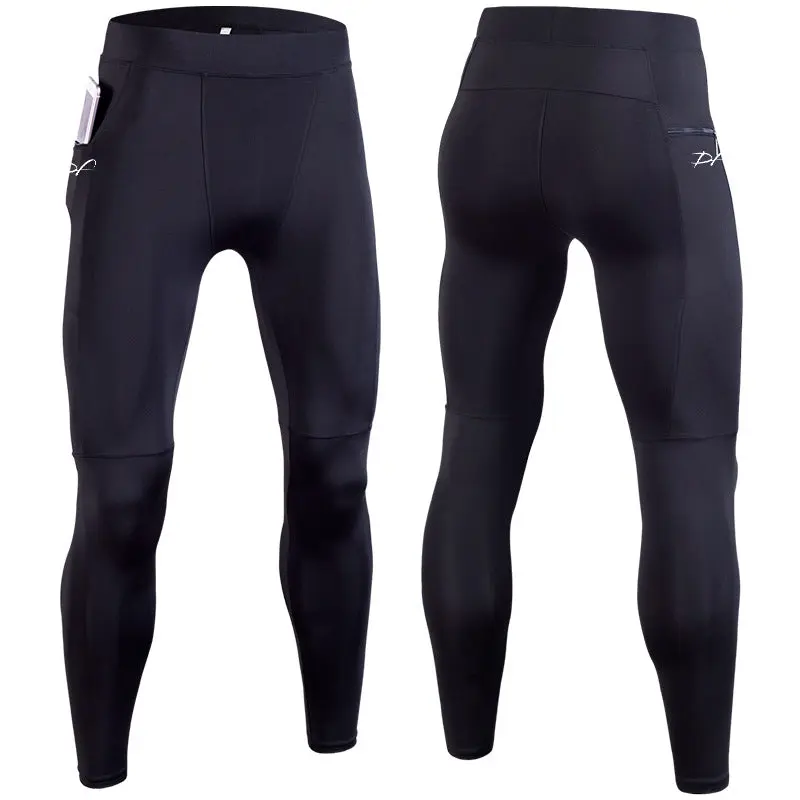 DRPfit for HIM Compression Tights w/pocket-Black