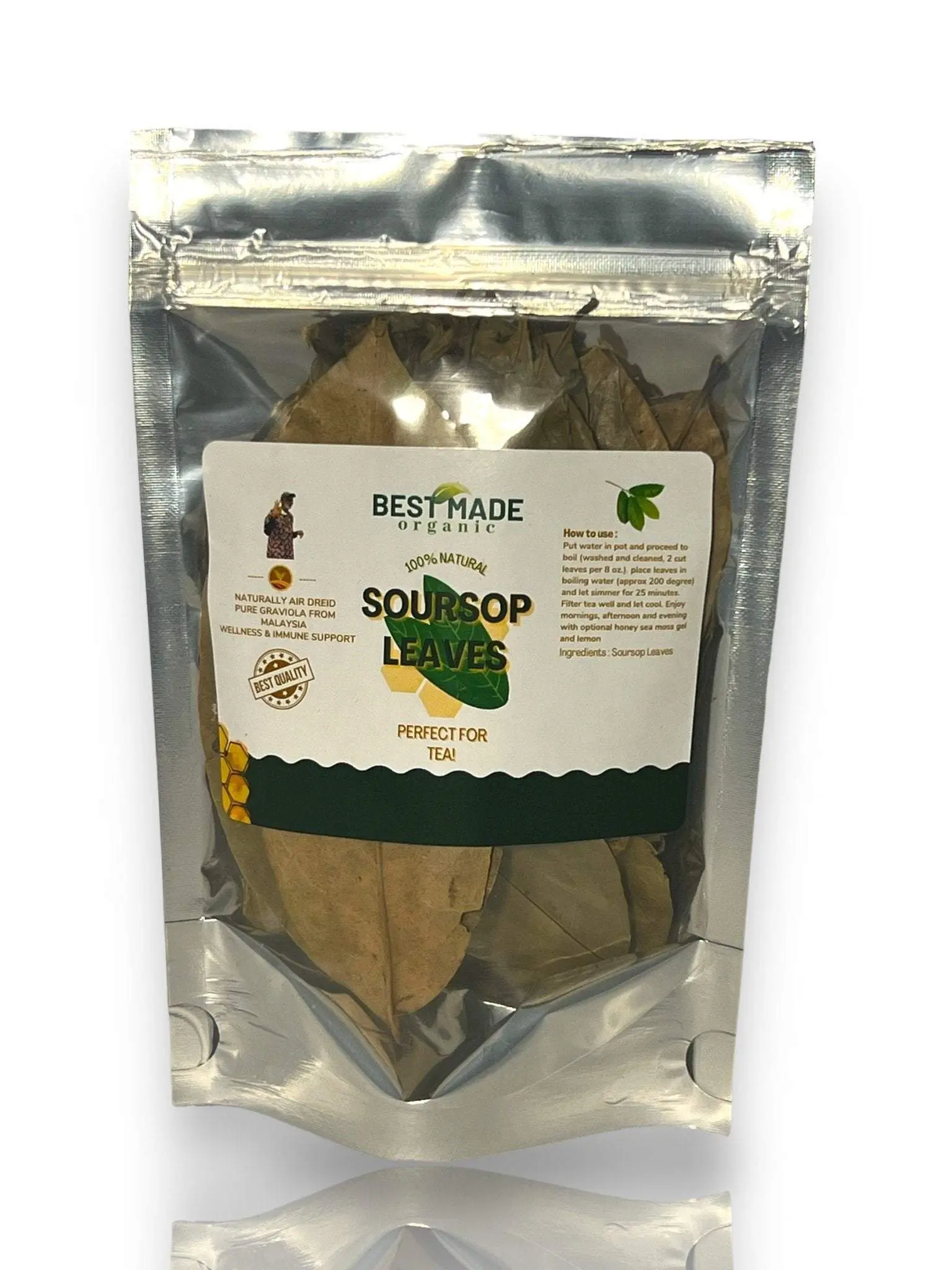 Organic Soursop leaves - BestMadeOrganic Flavor Vitamin Natural Healthcare