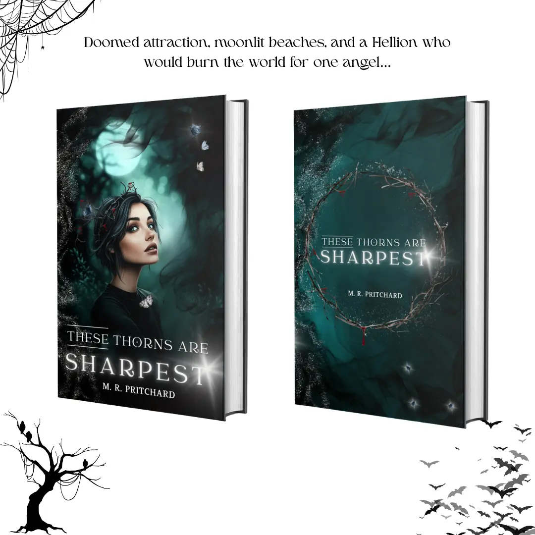 These Thorns are Sharpest  by M. R. Pritchard Slowburn vampire book gothic fiction paranormal romance new fantasy Novel Cursed Prince