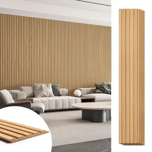 【New】Art3d 6-Pack 3D Textured MDF Wood Slat Wall Panels, 94.6" x 7.4", Covers 28.91 Sq.Ft., DIY Interior Wall & Ceiling Decor Panels 【New】Art3d 6-Pack 3D Textured MDF Wood Slat Wall Panels, 94.6" x 7.4", Covers 28.91 Sq.Ft., DIY Interior Wall & Ceiling Decor Panels