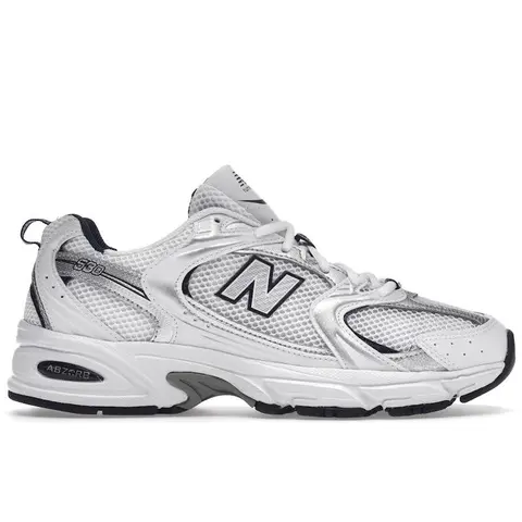 New Balance Men's 530 White Silver Navy Running Shoes, from StockX