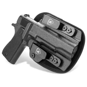 WARRIORLAND IWB Hybrid Kydex Holster for Colt 1911 Holster,Fits 1911 5'' No Rail Optics Cut Holster,Concealed Carry Holster for Men/Wome,Right Hand