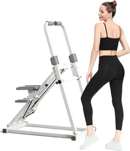 Stair Stepper with Handlebar for Full-Body Workout, 300LBS Capacity, Compact Cardio Climber Exercise Machine with Adjustable Pedals, Vertical Climber, OutdoorFun for Home Gym