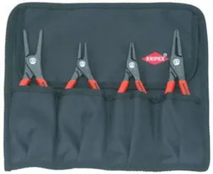 Knipex KNT-001957 4 Pc. Circlip Retaining Ring Pliers Set