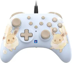 Switch 2 Accessory:  Wired Controller - HORI - Pad Turbo - Eevee Cottage Core:  Officially Licensed by Nintendo  [GAMES ACCESSORIES]