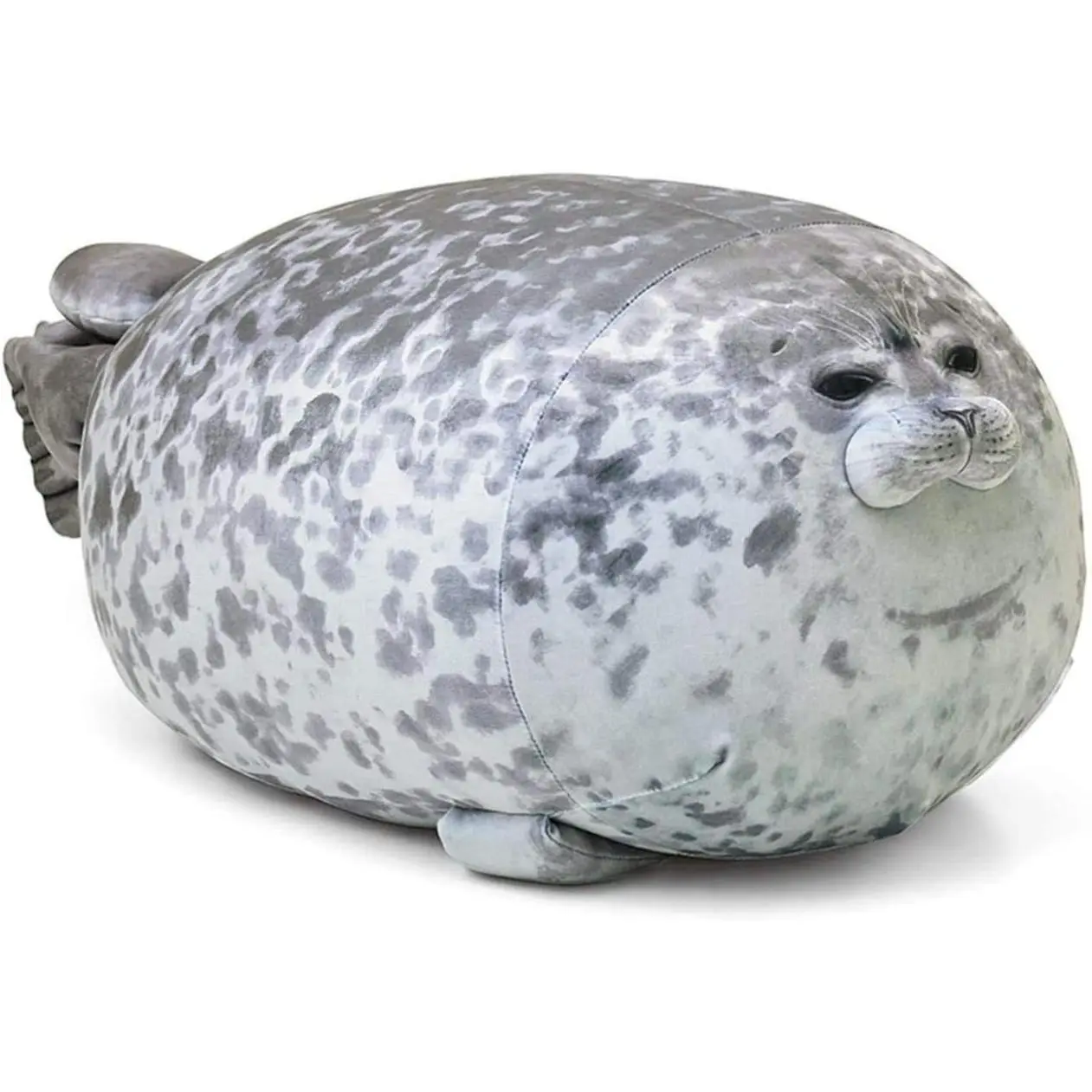 Chubby Blob Seal Pillow - Durable Soft Fluffy PP Cotton Ocean Theme Toy, Kawaii Cute Stuffed Animal, Chubby Character Plush, Soft Cuddly Gift for Kids
