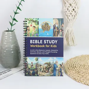 Children’s Bible Study Workbook: Interactive Lessons, Activities, Quizzes & Questions to Grow & Deepen Your Child’s Faith | Spiral Bound Notebook