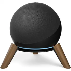 Wooden Desktop Stand for Echo Dot 4th Gen / 5th Gen Stand Holder for  Sound -  Tripod Speaker Stand Desk for Echo Dot 4th & 5th Generation Table Holder for Echo Dot Stand, 1 Pack