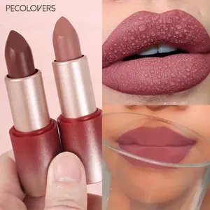 Red Lipstick, Crimson Nude Lipstick, Plump and Charming Lips, Long Lasting and Natural, Lips Cosmetics, Makeup
