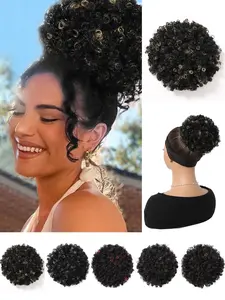 Natural Messy Bun Hair for Women, Synthetic Loose Wave Bun Hair is Ponytail Extension with Elastic Drawstring,  Gorgeous Bun Perfect for Beginners Daily Wear &Party Use. (8 Inch)