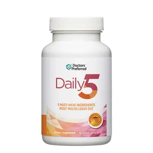 Doctors' Preferred Daily5 90 Vegan Capsules Dietary Supplement NEW