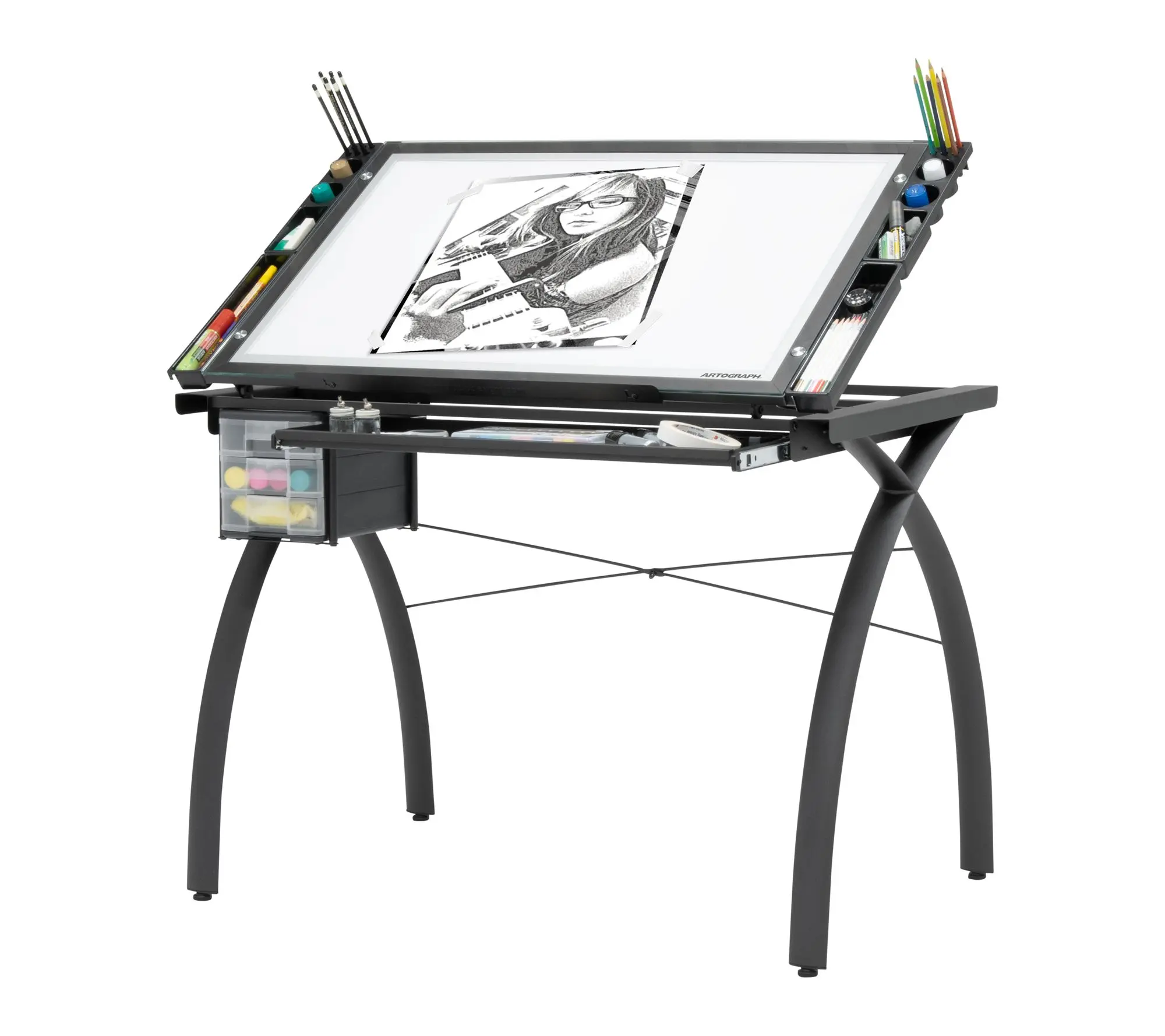 Artograph Futura Light Table for Drawing with Adjustable Top Artograph Futura Light Table for Drawing with Adjustable Top