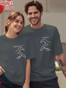 Couple Short Sleeve T-Shirts Set, Moisture-Wicking Breathable Comfort, Valentine's Day Gift, Perfect for Him (her)