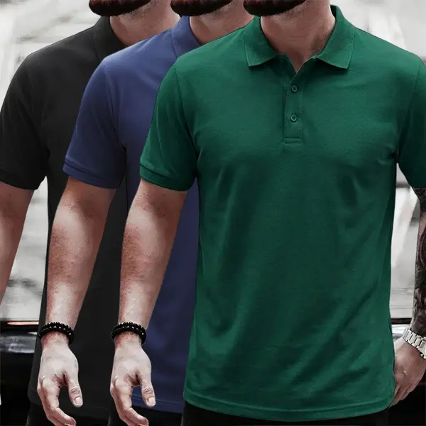 Black + Dark Blue + Dark Green