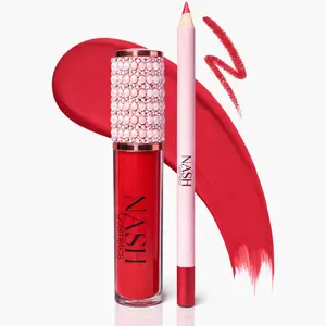 Nash Cosmetics: Blush Me Matte Lipstick – 16HR Long Lasting, Waterproof, Transfer-Proof