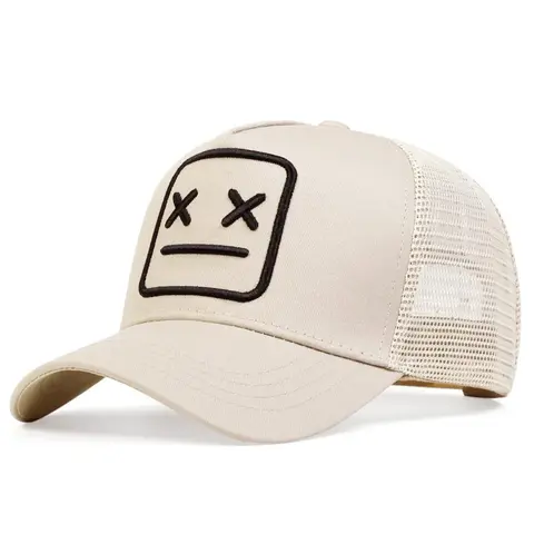 Unisex Embroidered Baseball Cap, Adjustable Sun Protection Hat, Graphic Hat, Casual Fitted Trucker Cap, Mesh Cap for All Seasons, Outdoor Travel Party Wear, Embroidered Caps