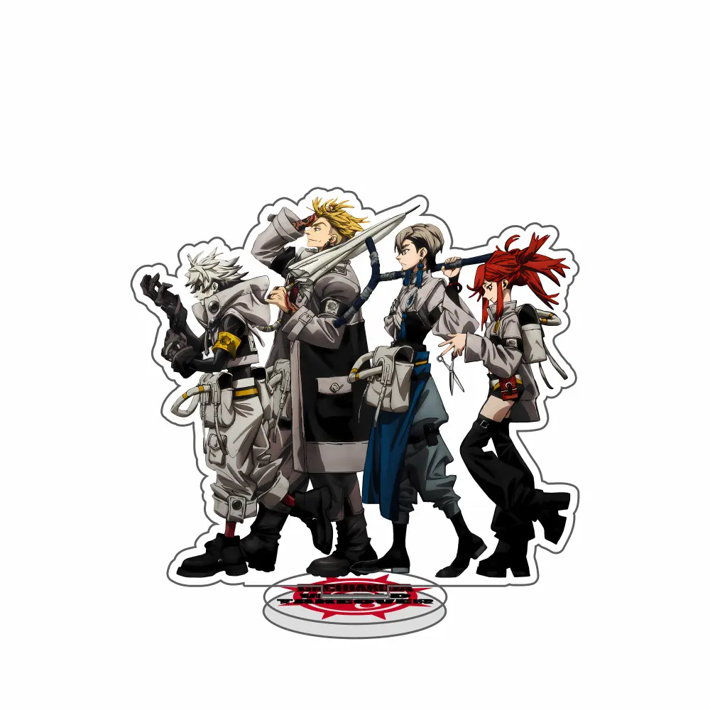 2pcs 15cm GACHIAKUTA Acrylic Stand Rudo/Enjin/Zanka/Riyo Character