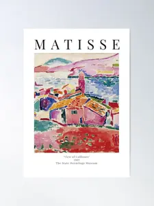 - Poster - Collioure Henri Exhibition View Of Matisse Poster Print For House Decoration
