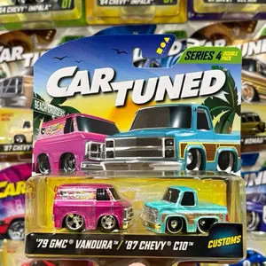 Car tuned Series 4 2-pack GMC Vandura and Chevy C10 Diecast car
