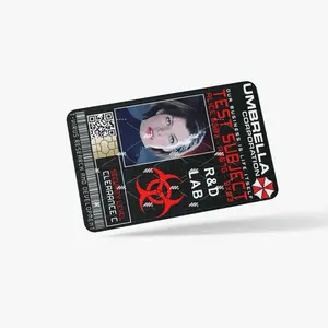 Alice resident evil umbrella credit card style credit card skin sticker for debit credit ebt