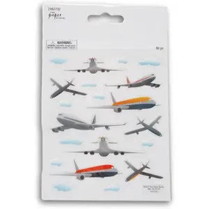Airplane Stickers for Journaling, Scrapbooking, Cardmaking, Arts & Crafts - 40 count
