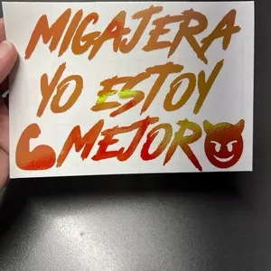 Migajera Holographic Vinyl Decal for Walls Windows or Smooth Surfaces