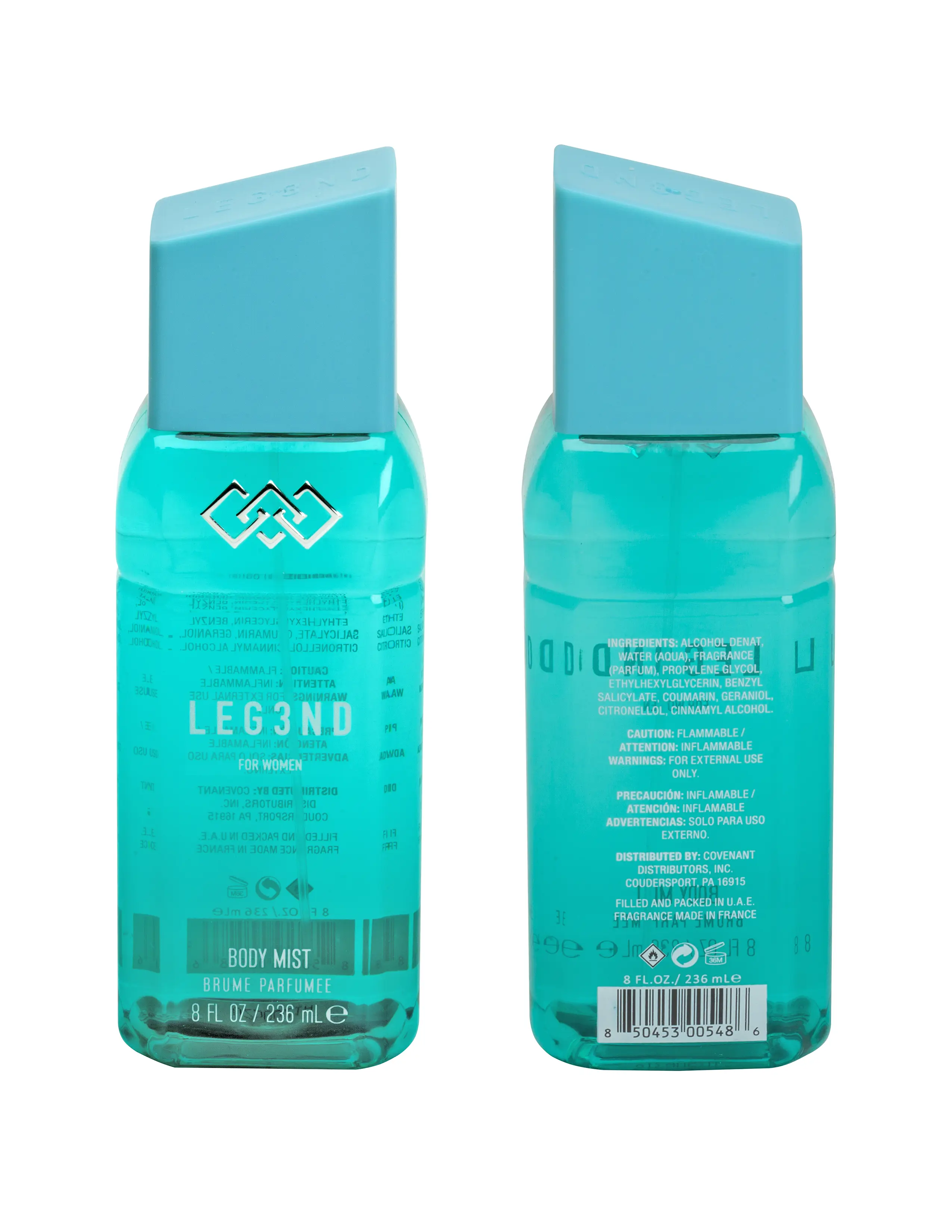 LEG3ND | Teal Body Spray for Women – 236ml – Luxurious Feminine Fragrance with Aromatic Woody Notes Infused with Essential Oils – Long-Lasting All-Day Scent | Ideal for Everyday Wear, Gifting, or On-the-Go Freshness