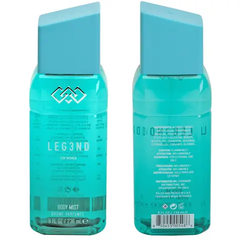 LEG3ND | Teal Body Spray for Women – 236ml – Luxurious Feminine Fragrance with Aromatic Woody Notes Infused with Essential Oils – Long-Lasting All-Day Scent | Ideal for Everyday Wear, Gifting, or On-the-Go Freshness