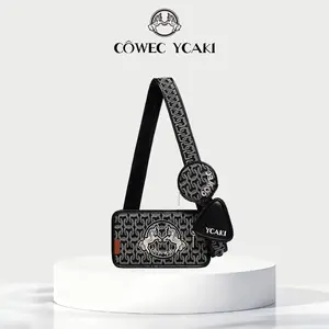 CÔWEC YCAKI Shoulder Bag Crossbody Bags for Women Men Trendy Sling Bag Casual Bag with Convertible Shoulder Strap
