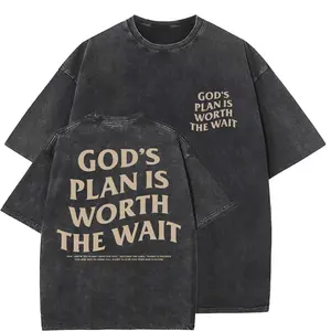 God's Plan Is Worth The Wait Unisex Shirts | Graphic Tee Shirts Designed For Both Men and Women Cotton Man
