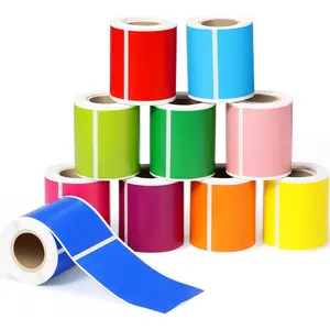 1000 count Colored Moving Labels Stickers Rectangular  Coded Stickers Adhesive Moving Labels for Color Coded File Name Tags (3x5inch)