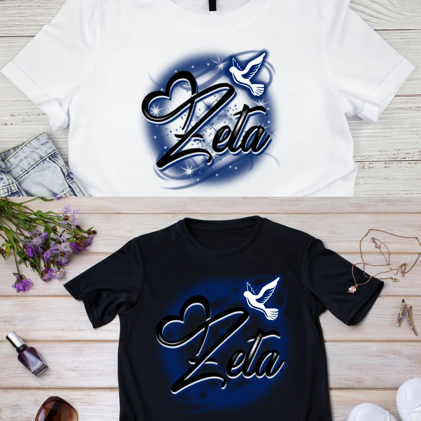 Sorority Custom Airbrush Shirts