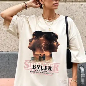 Byler Endgame Will Byers & Mike Wheeler T Shirt, Stranger Things Graphic Funny Lover hoodie/sweater 1