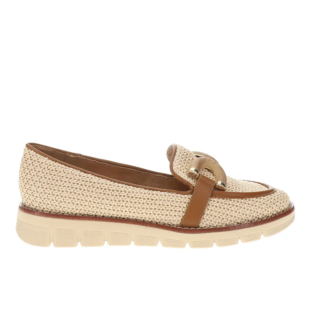 Easy Spirit Womens Vanda Slip On Loafers Casual - Beige