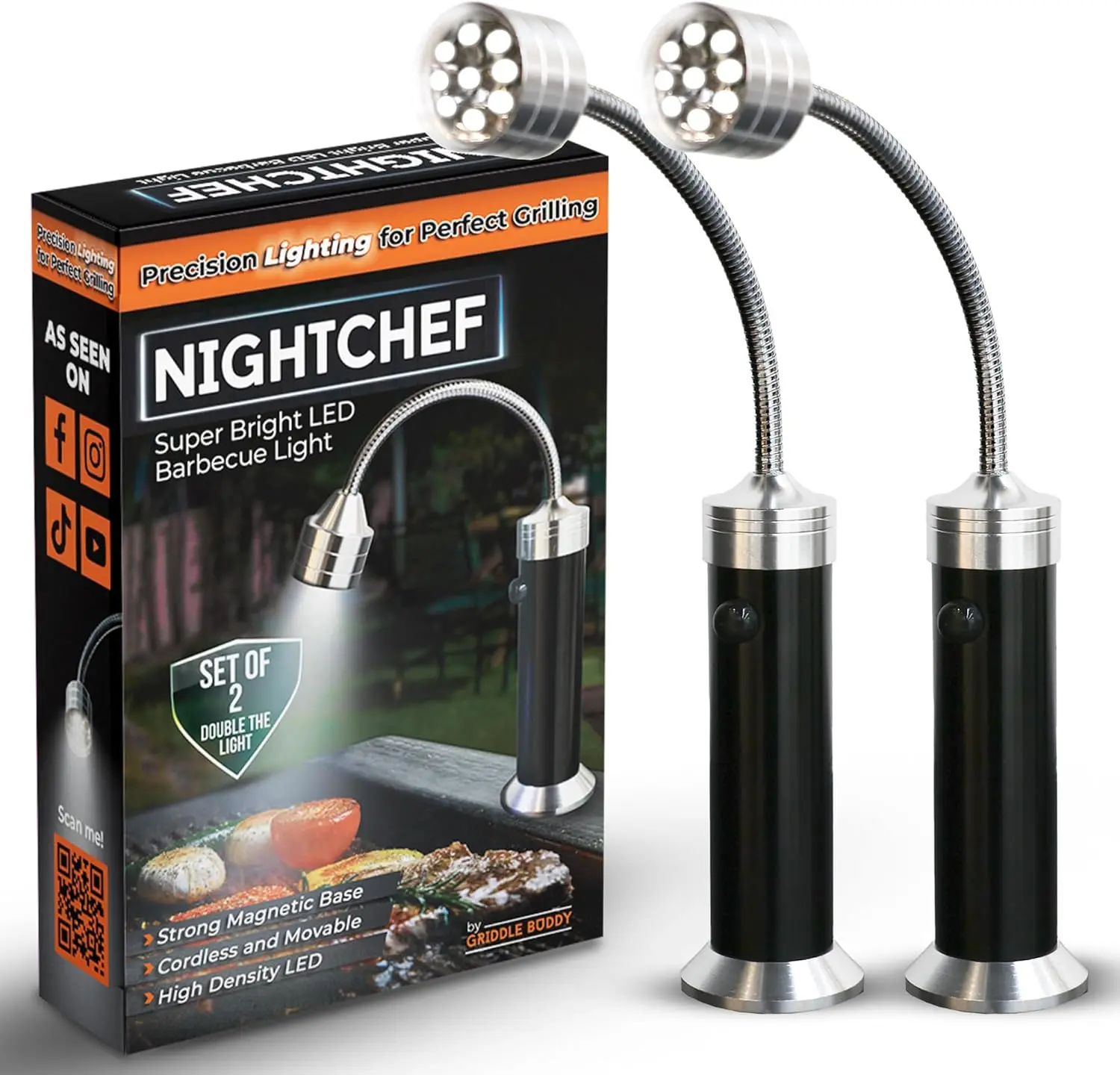 Night Chef Griddle Grill LED Magnetic Lights Night Chef Griddle Grill LED Magnetic Lights