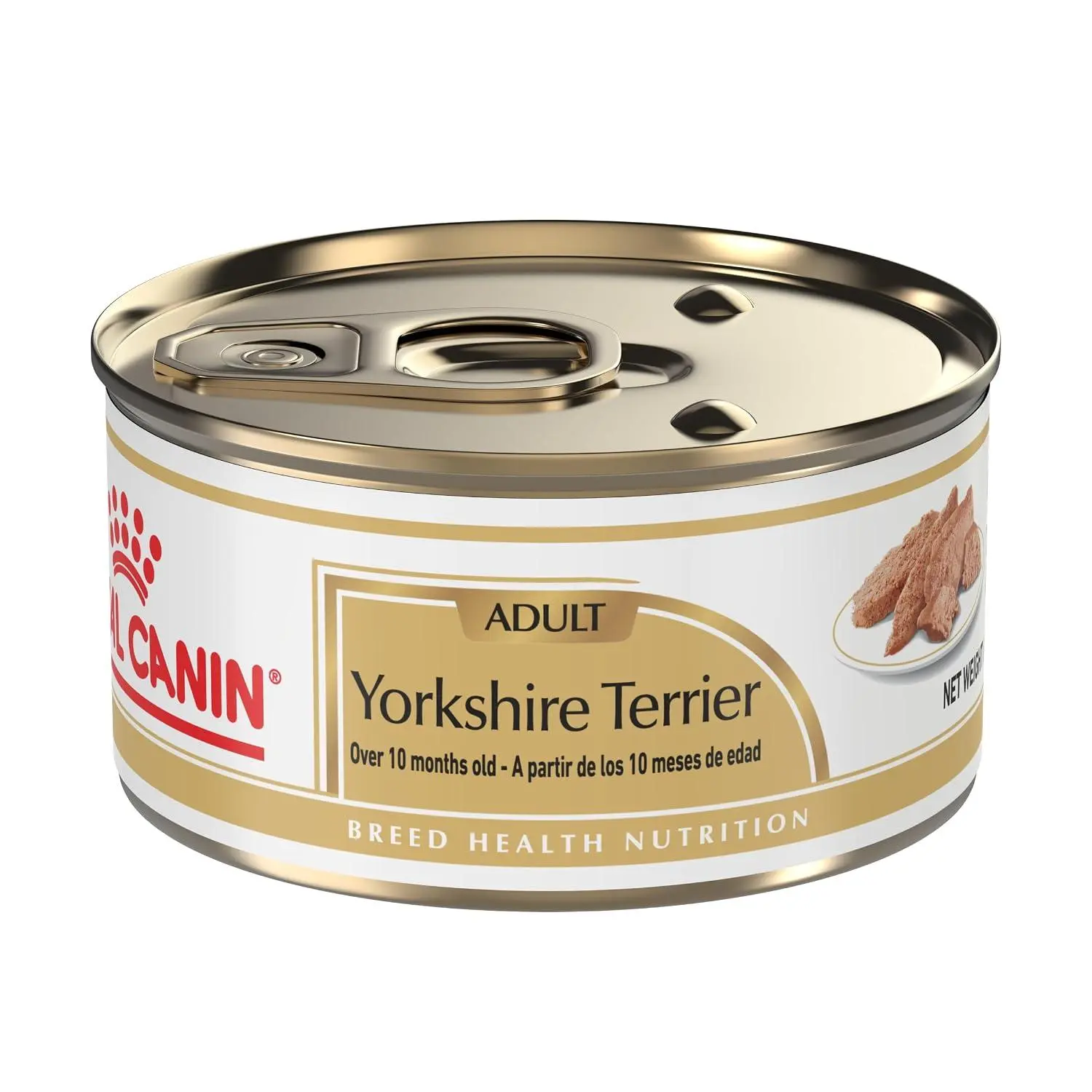 Royal Canin Breed Health Nutrition Yorkshire Terrier Adult Loaf in Sauce Dog Food, 3 oz (Pack of 6)