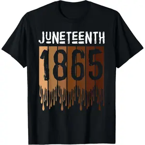Y2K Summer Viral Print Oversized Graphic Vintage Unisex TeeJuneteenth Tee Shirt June 19th 1865 Freedom Day Melanin T-Shirt