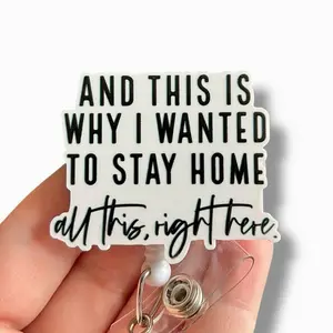 Glitter My Badge Funny sarcastic badge reel for nurse and hospital workers. Badge clip Badge pull - Retractable swivel clip with a 360 rotation. Great gift for coworker