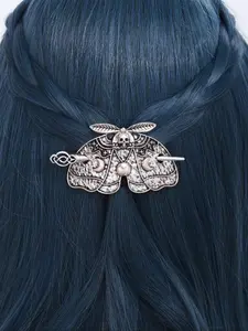Nordic Viking Gothic Hairpin, Moth Hair Accessory with Celtic Knot Design, Norwegian Style Party Hairpin, Ideal Gift for Valentine's Day & Mother's Day