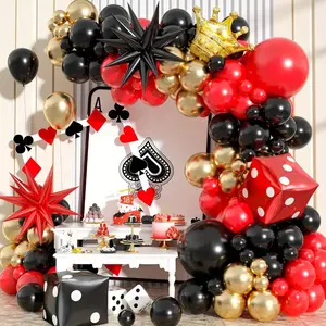105-Piece Balloon Set for Arch Decoration, Perfect for Birthday Parties & Celebrations, Includes Exploding Star Balloons