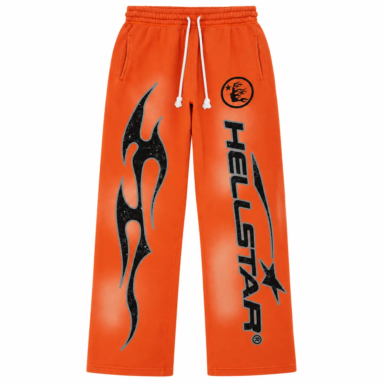 Hellstar Fire Sweatpants 'Orange Dye'