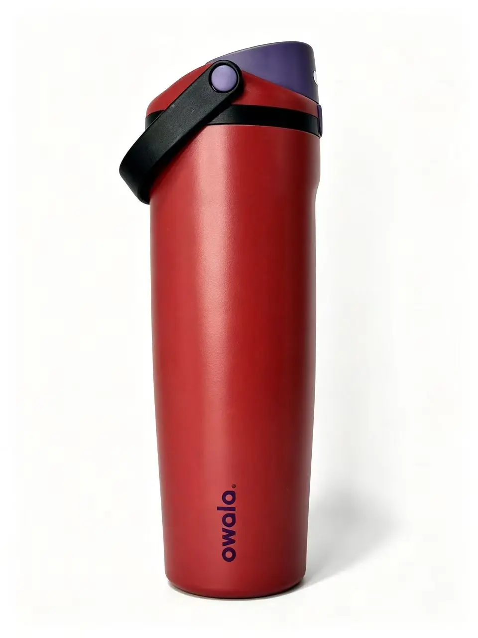 Owala 30oz Insulated Stainless Steel Water Bottle Tumbler Flask - Bold Red, Leak-Proof Lid, Carry Strap for Everyday Use