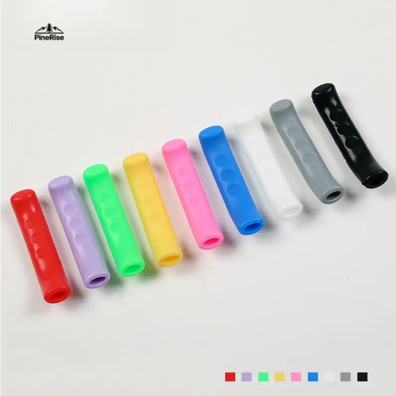 2 Pairs Silicone Anti-Slip Brake Lever Covers - Bike Accessories for Mountain Biking, Bicycle Brakes, Functional Gear, Road & Folding Bicycles, Cycling Components, Anti-Slip Grip, Secure Hold, Two Pairs Set